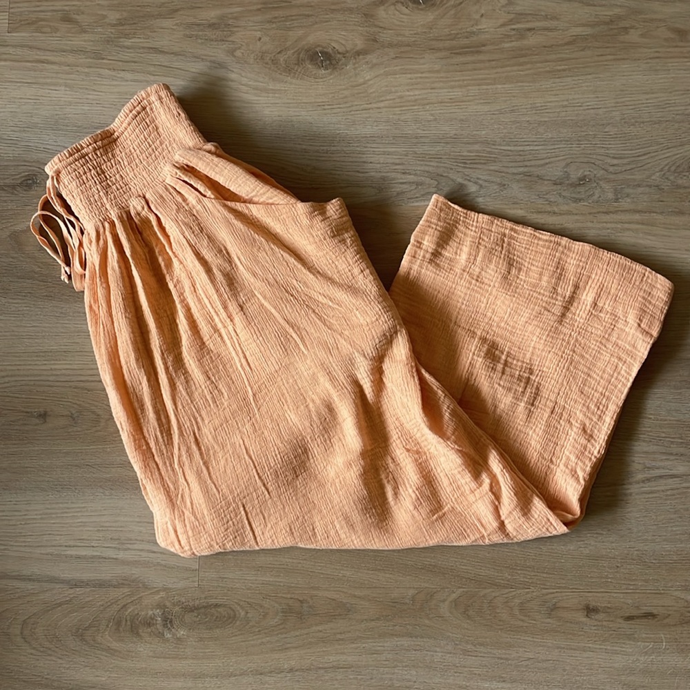 Free People 100% Cotton Pants Size Large